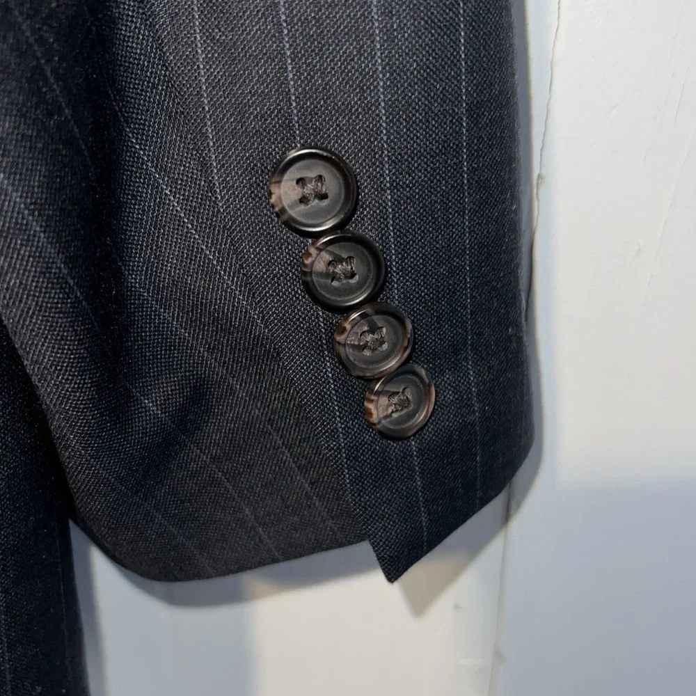 Lauren Ralph Lauren Blazer Jacket Sports Coat Striped T2*